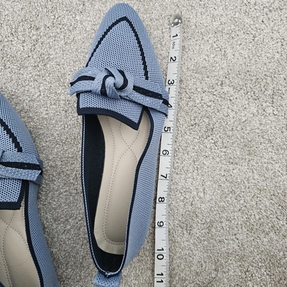 Elegant Blue Women's Loafers Size 39 or US 8 - Picture 5 of 5
